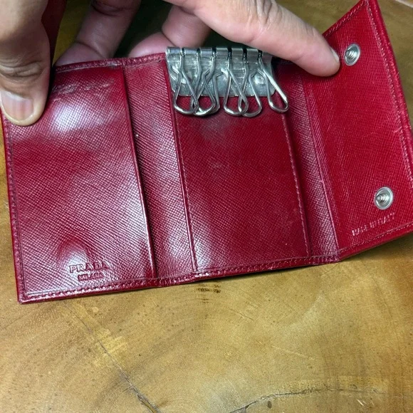 Prada Crimson Card Holder - Picture 3 of 6